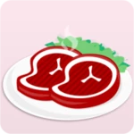 meat recipes android application logo